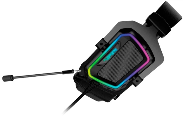 Навушники Patriot Viper V380 Virtual 7.1 PC Gaming Headset Black (PV3807UMXEK) - зображення 2