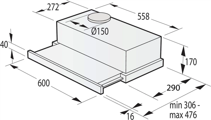 Витяжка Gorenje TH62E4X - зображення 7