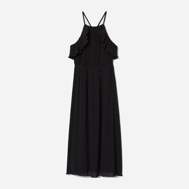 Сукня довга літня жіноча H&M 0782742_рифлен 36 Чорна від Rozetka на платформі USKIDKA Акція на Сукня довга літня жіноча H&M 0782742_рифлен 36 Чорна від Rozetka