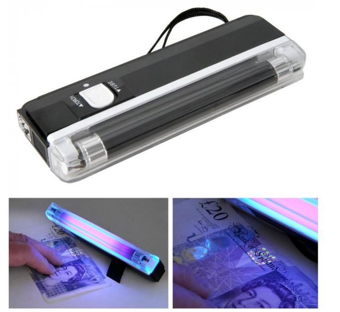 Детектор для перевірки валют Handheld Blacklight - Фото 2 Детектор для перевірки валют Handheld Blacklight - зображення 2