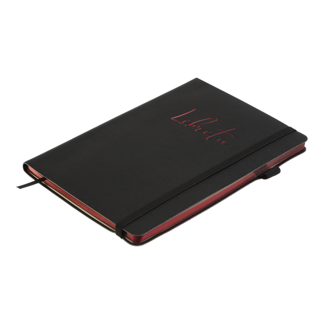Деловой блокнот Buromax Libreta A5 без линовки 96 листов обложка из искусственной кожи Черный (BM.295017-01) - изображение 3