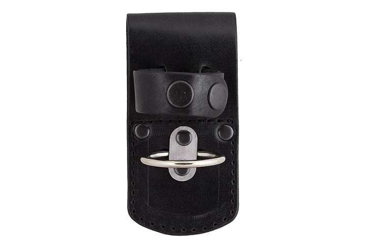 Держатель для дубинки ПГ М чехол под дубинку держатель с кольцом для ношения дубинки кожаный чёрный 932 MS - изображение 1