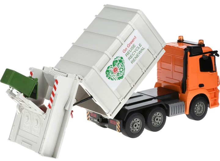 Samochód sterowany radiowo Same Toy Śmieciarka Mercedes-Benz 40 cm (6948061921992) - obraz 3
