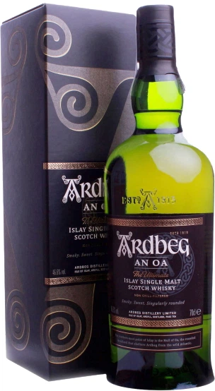 Віскі Ardbeg AN OA 0.7 л 46.6% подарункова упаковка