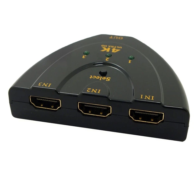 Коммутатор переключатель HDMI 4K из 3 на 1 свич порт сплиттер Alitek Switch 3 to 1 (88094) - Фото 2 Коммутатор переключатель HDMI 4K из 3 на 1 свич порт сплиттер Alitek Switch 3 to 1 (88094) - изображение 2