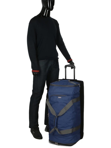 Дорожная сумка на колесах Airtex 819/80 большая синяя - изображение 12