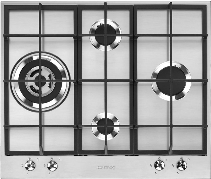 Варильна поверхня газова SMEG PX364L - зображення 1