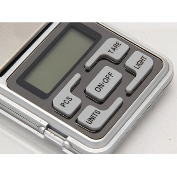 Весы ювелирные электронные MH-Series, на 2 батарейки Pocket Scale до 200 г, цвет-серый (AF-6704 SV) - изображение 5
