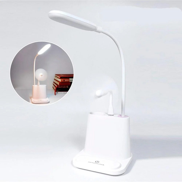 Настольная лампа USB multifunctional DESK LAMP - 1200Mah с держателем ...