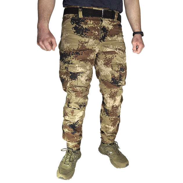 Тактичні штани чоловічі мілітарі штани камуфляжні з кишенями 36 розмір (F_4257-12589) - зображення 1