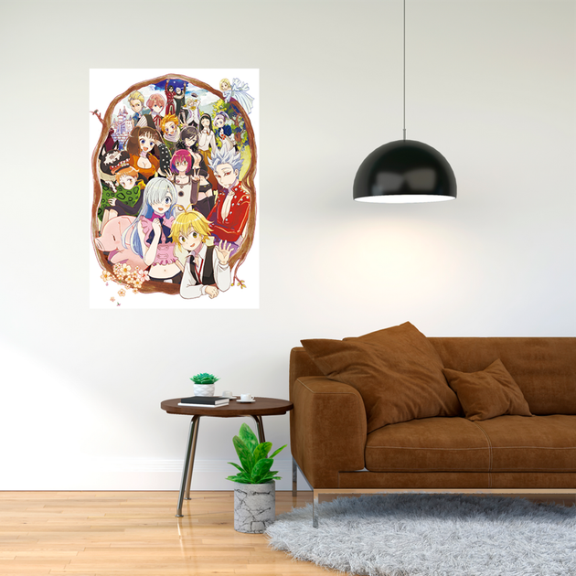 Плакат-постер с принтом Семь смертных грехов, Nanatsu no Taizai, The Seven Deadly Sins, смертных грехов А3 ПЛ000345 - Фото 1 Плакат-постер с принтом Семь смертных грехов, Nanatsu no Taizai, The Seven Deadly Sins, смертных грехов А3 ПЛ000345 - изображение 1