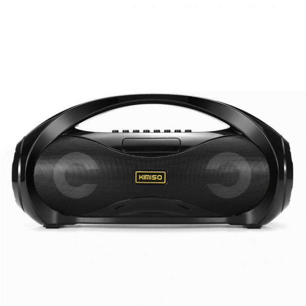 Портативна стерео bluetooth колонка Kimiso KM-S2, Чорний - Фото 3 Портативна стерео bluetooth колонка Kimiso KM-S2, Чорний - зображення 3