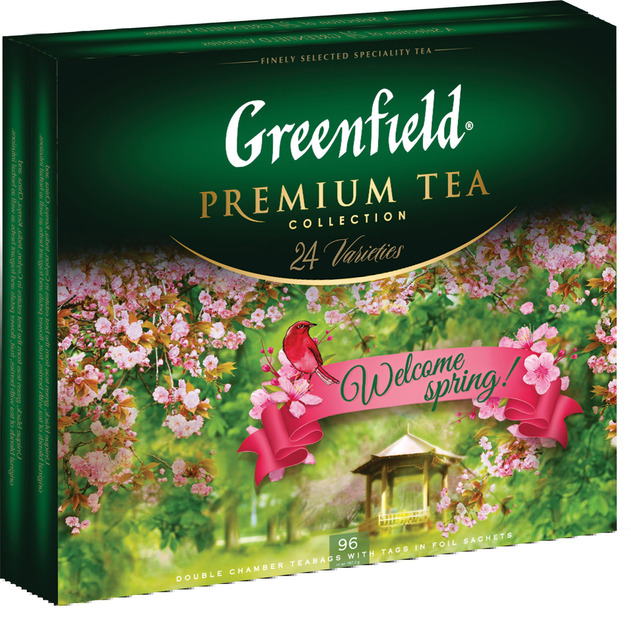 Чай GREENFIELD «Premium tea Collection» ассорти 30 вкусов, НАБОР 120 пакетиков