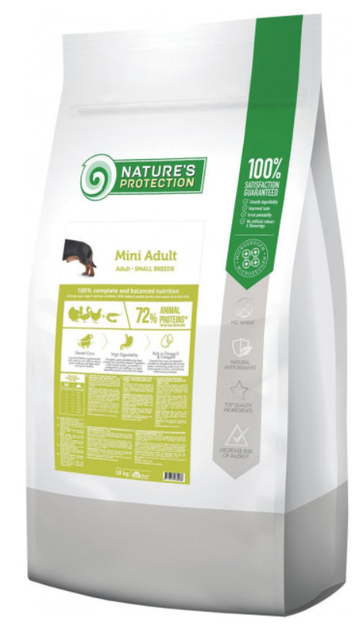 Nature's Protection Mini Adult Small breeds 0.5 кг сухой корм для собак малых пород - Фото 2 Nature's Protection Mini Adult Small breeds 0.5 кг сухой корм для собак малых пород - изображение 2