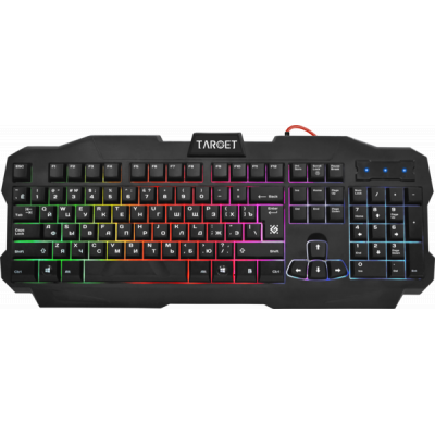 Комплект (клавіатура, миша, килимок, гарнітура) Defender Target MKP-350 (52350) Black USB - зображення 2