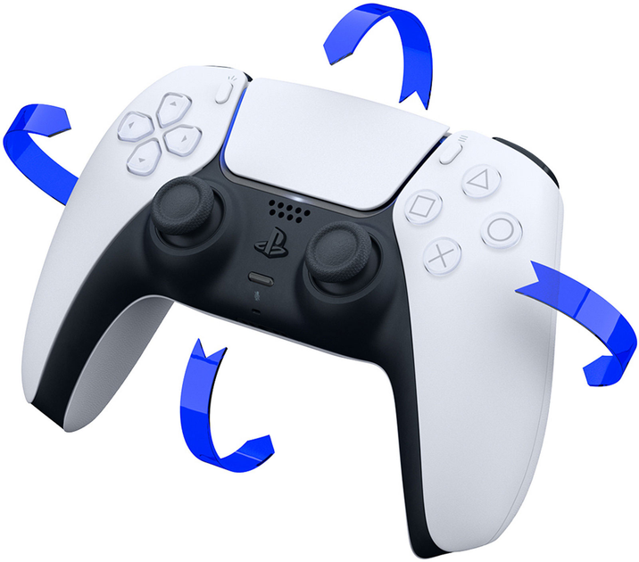 Беспроводной геймпад PlayStation 5 Dualsense White для PS5/PS 5 Digital ...
