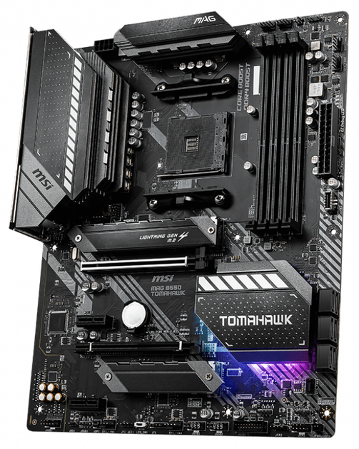 Płyta główna MSI MAG B550 Tomahawk (sAM4, AMD B550, PCI-Ex16) - obraz 2