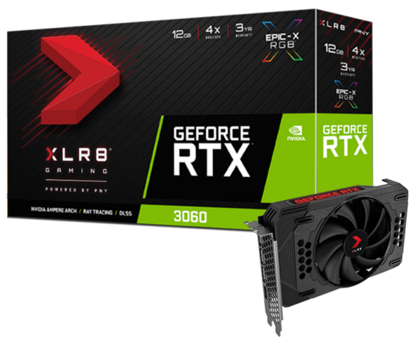 Відеокарта PNY RTX 3060 12Gb XLR8 Gaming REVEL EPIC-X RGB (VCG306012SFXPPB) (VCG306012SFXPPB) - зображення 4