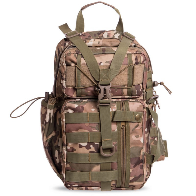 Рюкзак тактический (Сумка-слинг) с одной лямкой SILVER KNIGHT TY-5386 30л камуфляж - изображение 1