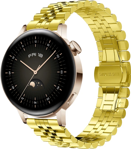 Металлический браслет Stech для Huawei Watch GT3 42mm Gold (269812A) низкие цены, кредит