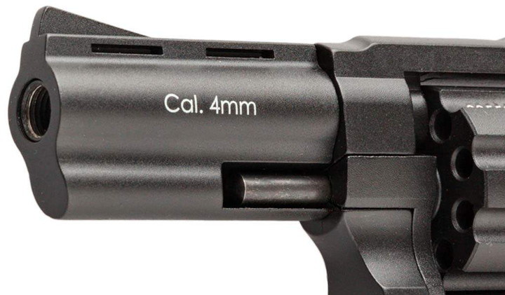 Револьвер Флобера Stalker 3" чорний (барабан сталь, пластик під дерево) - зображення 1