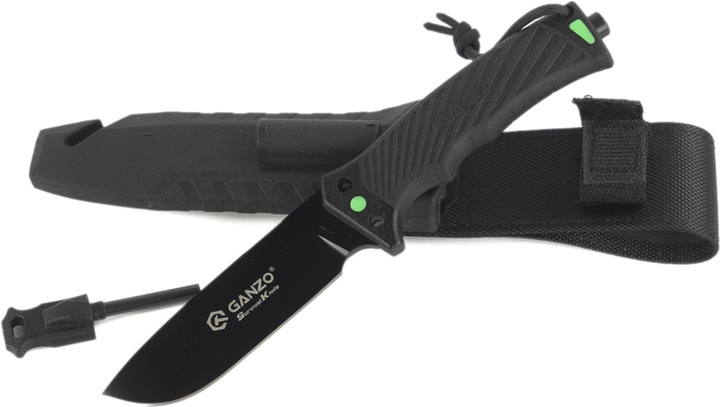 Нож Ganzo G8012V2 Черный (G8012V2-BK) - изображение 1