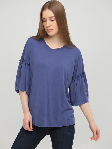 Футболка женская Stradivarius 2624139046 S Серая с синим ...