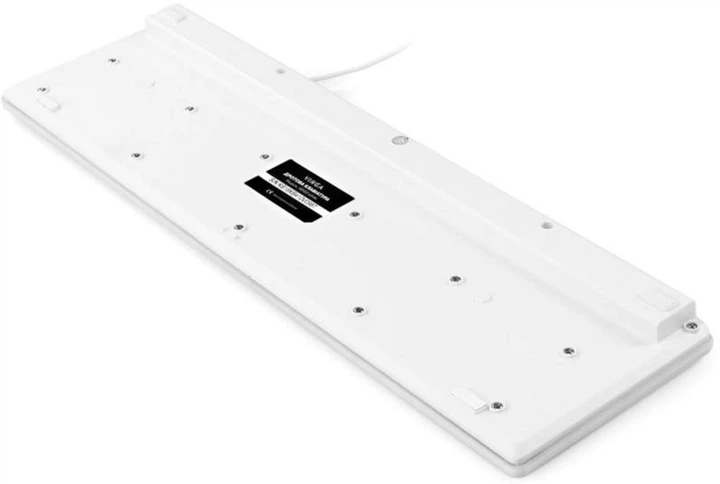 Клавиатура проводная Vinga KB410 USB White - изображение 5