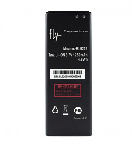 Аккумулятор Fly BL9202 / FS405 Stratus 4, 1250 mAh АААА Original PRC - изображение 3