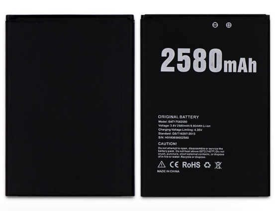 Аккумулятор Doogee X20 / X20L / BAT17582580 2580 mAh Original PRC - Фото 2 Аккумулятор Doogee X20 / X20L / BAT17582580 2580 mAh Original PRC - изображение 2