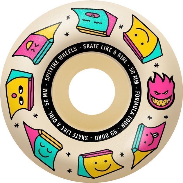Колеса для скейтборда Spitfire Formula Four SKATE LIKE GIRL
