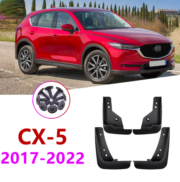 Брызговики MGC Mazda CX-5 (Мазда) 2017-2022 г.в. комплект 4 шт KD45V3460, KD45V3450 - изображение 4