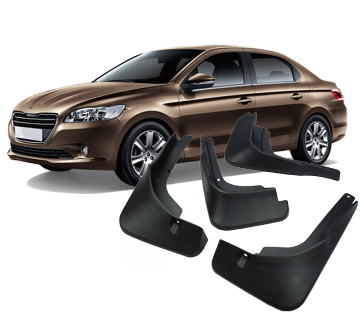 Брызговики MGC Peugeot 301 Пежо 2012-2024 г.в. комплект 4 шт 1607396780, 1607396880 - изображение 3