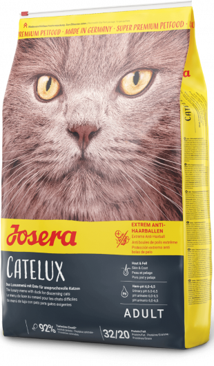 Cухой корм Josera Catelux от комков шерсти в желудке, 10 кг - Фото 2 Cухой корм Josera Catelux от комков шерсти в желудке, 10 кг - изображение 2