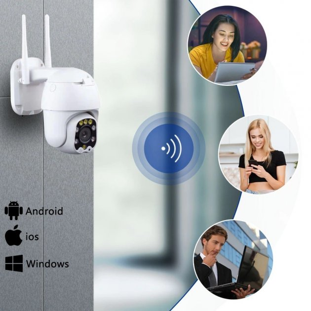 Уличная IP камера видеонаблюдения 3G/4G PTZ под Sim карту MAMICAM B8D-4G-2MP поворотная, Onvif, ИК, ночное видение до 30 м - Фото 9 Уличная IP камера видеонаблюдения 3G/4G PTZ под Sim карту MAMICAM B8D-4G-2MP поворотная, Onvif, ИК, ночное видение до 30 м - зображення 9
