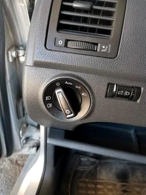 Переключатель головного света Volkswagen VW Caddy, Golf, Jetta, Passat, Transporter VAG 3B0941531 хром авто - изображение 6