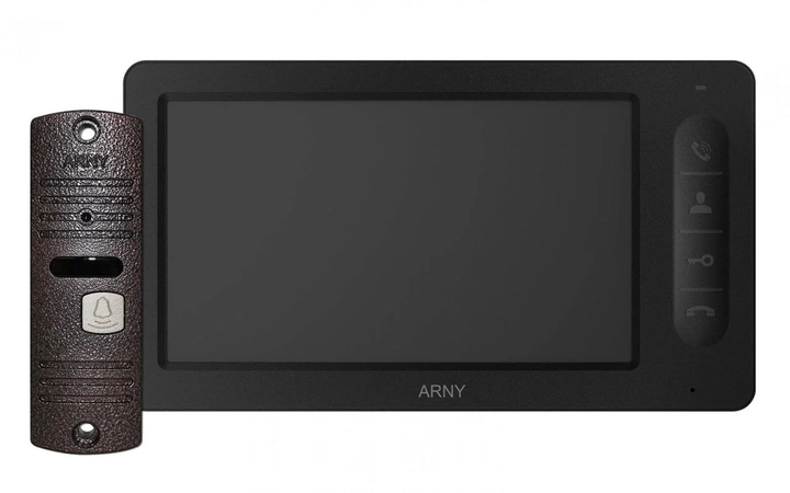 Комплект видеодомофона Arny AVD-7005 Черный / Медный (arny-000028) - Фото 1 Комплект видеодомофона Arny AVD-7005 Черный / Медный (arny-000028) - изображение 1