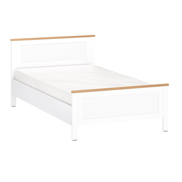 Кровать полуторная из ДСП+МДФ 120x200 Lanzette dZ2 с ящиками ...