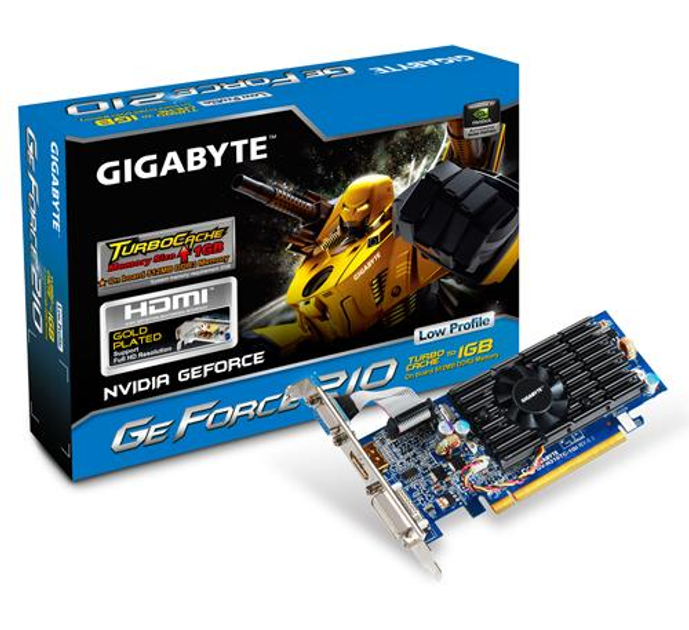Видеокарта Gigabyte GeForce 210 (GV-N210TC-1GI), б/в – фото, отзывы ...