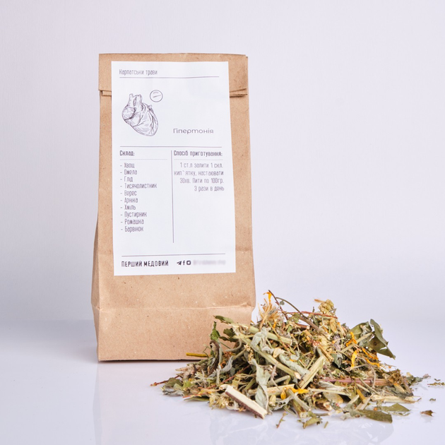 Травяной сбор от гипертонии Травяной чай Карпатский травяной сбор Лечебный фиточай - изображение 1
