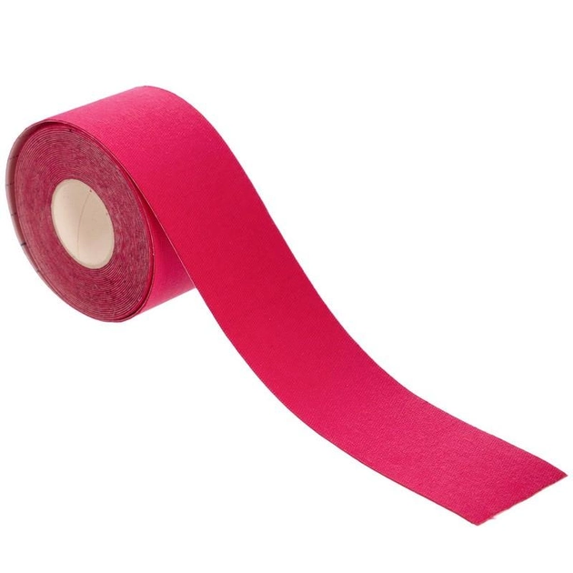 Кинезио тейп пластырь Kinesio Tape SP-Sport 5504-2,5 ширина 2,5см длина 5м Pink - изображение 2