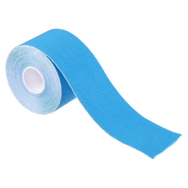 Кинезио тейп пластырь Kinesio Tape SP-Sport 5504-5 ширина 5см длина 5м Blue - изображение 2