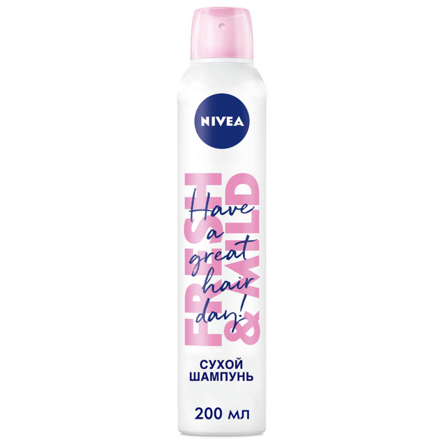 Сухой шампунь Nivea 3 в 1 формула с абсорбентами 200 мл (4005900541598 ...