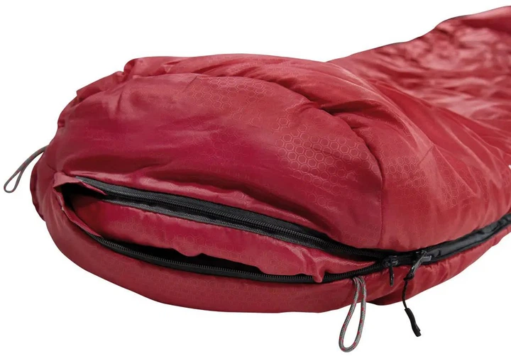 Спальний мішок High Peak Redwood L -3°C 929560 Dark Red/Grey (4001690230926) - зображення 6