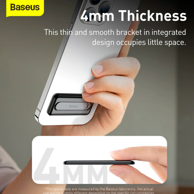 Універсальний утримувач телефону Baseus Foldable Bracket Black (LUXZ000001) - зображення 4