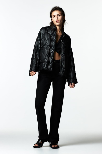 クロネコ Куртка демисезонная с капюшоном женская Zara 2969/297/717 S