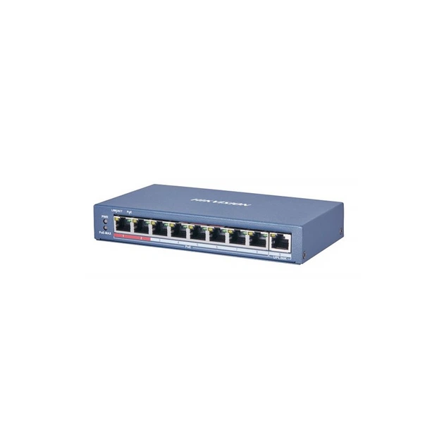 8-портовый неуправляемый POE коммутатор Hikvision DS-3E0109P-E (C) - Фото 2 8-портовый неуправляемый POE коммутатор Hikvision DS-3E0109P-E (C) - изображение 2