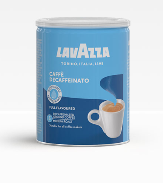 Купить Кофе молотый Lavazza Caffe Decaffeinato без кофеина 250 г в ...