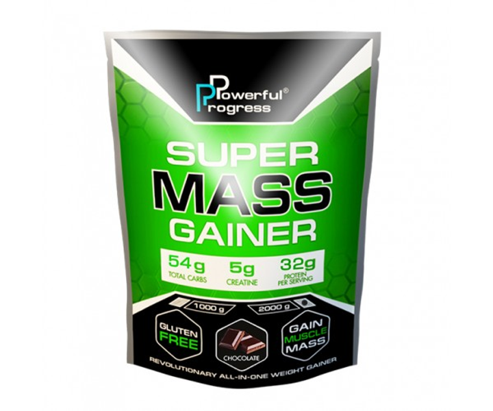 Гейнер Powerful Progress Super Mass Gainer, 2 кг - Шоколад (115761 ...