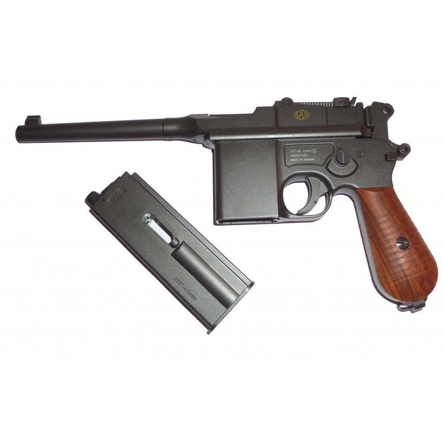 Пневматический пистолет SAS Mauser M.712 4,5 мм Blowback (KMB18DHN) - изображение 2
